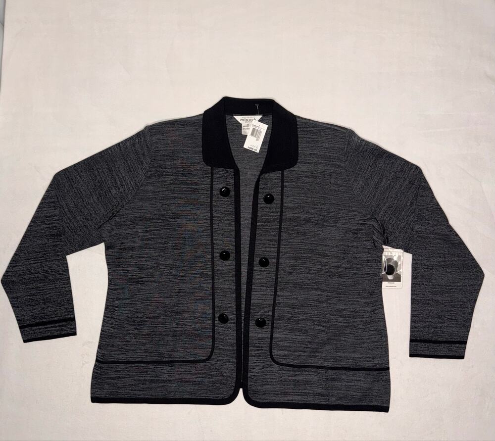 Misook Open Sweater 2X Plus Size